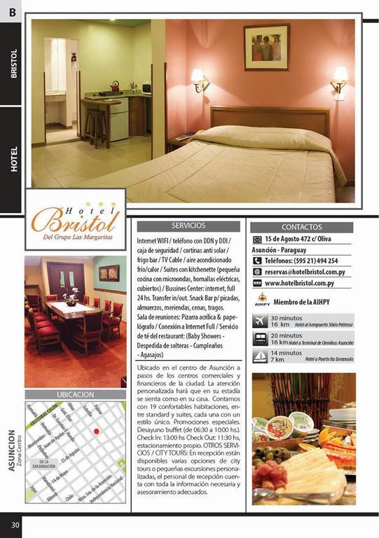 Hotel Bristol Асунсьон Экстерьер фото